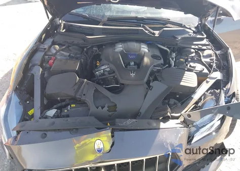 2019 Maserati Quattroporte S z USA, uszkodzony, nr VIN ZAM56YPA6K1335614